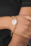 Paparazzi VINTAGE VAULT "Luxury Lush" Gold Bracelet Paparazzi Jewelry