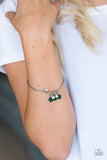 Paparazzi VINTAGE VAULT "Marine Melody" Green Bracelet Paparazzi Jewelry