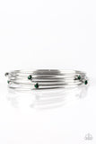 Paparazzi "Delicate Decadence" Green Bracelets Paparazzi Jewelry