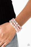 Paparazzi "Undeniably Dapper" Pink Bracelet Paparazzi Jewelry