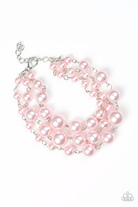 Paparazzi VINTAGE VAULT "Until The End Of TIMELESS" Pink Bracelet Paparazzi Jewelry