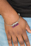 Paparazzi VINTAGE VAULT "All Roads Lead To Roam" Purple Bracelet Paparazzi Jewelry