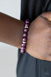 Paparazzi "Exquisitely Elite" Purple Bracelet Paparazzi Jewelry