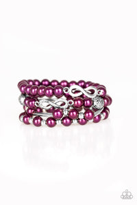 Paparazzi "Limitless Luxury" Purple Bracelet Paparazzi Jewelry