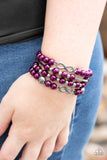 Paparazzi "Limitless Luxury" Purple Bracelet Paparazzi Jewelry