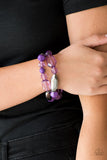 Paparazzi "Rockin Rock Candy" Purple Bracelet Paparazzi Jewelry
