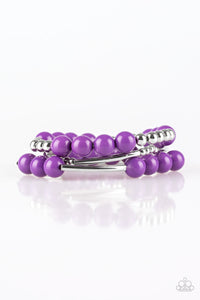 Paparazzi VINTAGE VAULT "New Adventures" Purple Bracelet Paparazzi Jewelry