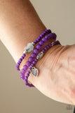 Paparazzi "Really Romantic" Purple Bracelet Paparazzi Jewelry