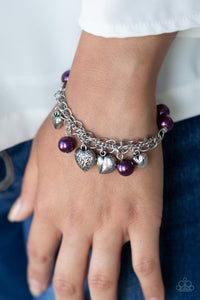 Paparazzi "More Amour" Purple Bracelet Paparazzi Jewelry