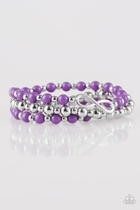 Paparazzi "Immeasurably Infinite" Purple Bracelet Paparazzi Jewelry