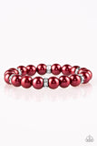 Paparazzi "Exquisitely Elite" Red Bracelet Paparazzi Jewelry