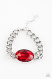 Paparazzi VINTAGE VAULT "Luxury Lush" Red Bracelet Paparazzi Jewelry