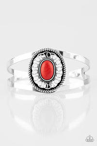 Paparazzi "Deep In The TUMBLEWEEDS" Red Bracelet Paparazzi Jewelry