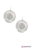 Paparazzi "Sudden Impact" Silver Earrings Paparazzi Jewelry