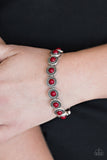 Paparazzi "Globetrotter Goals" Red Bracelet Paparazzi Jewelry