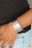 Paparazzi VINTAGE VAULT "Wire Warrior" Silver Bracelet Paparazzi Jewelry
