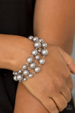 Paparazzi VINTAGE VAULT "Until The End Of TIMELESS" Silver Bracelet Paparazzi Jewelry