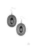 Paparazzi VINTAGE VAULT "Haute Hacienda" Black Earrings Paparazzi Jewelry