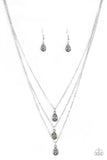 Paparazzi "Radiant Rainfall" Green Necklace & Earring Set Paparazzi Jewelry