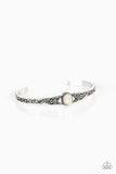 Paparazzi VINTAGE VAULT "Make Your Own Path" White Bracelet Paparazzi Jewelry