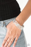 Paparazzi "Yours and VINE" White Bracelet Paparazzi Jewelry