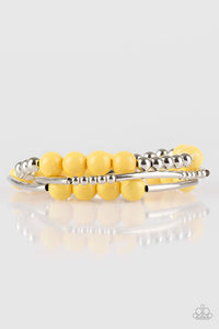 Paparazzi "New Adventures" Yellow Bracelet Paparazzi Jewelry