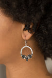 Paparazzi VINTAGE VAULT "On The Uptrend" Black Earrings Paparazzi Jewelry