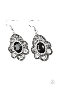 Paparazzi "Reign Supreme" Black Earrings Paparazzi Jewelry