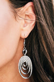 Paparazzi "Cosmically Cosmopolitan" FASHION FIX Black Earrings Paparazzi Jewelry