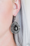 Paparazzi "Royal Squad" Black Earrings Paparazzi Jewelry