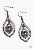 Paparazzi "Breaking Glass Ceilings" Black Earrings Paparazzi Jewelry