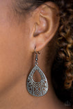 Paparazzi "Alpha Amazon" Black Earrings Paparazzi Jewelry