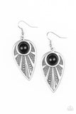 Paparazzi "Take A WALKABOUT" Black Earrings Paparazzi Jewelry