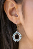 Paparazzi VINTAGE VAULT "A Proper Lady" Blue Earrings Paparazzi Jewelry