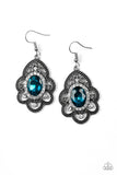 Paparazzi "Reign Supreme" Blue Earrings Paparazzi Jewelry