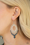 Paparazzi "Just Say NOIR" Blue Earrings Paparazzi Jewelry