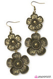 Paparazzi "For the Life Of Me" Brass Earrings Paparazzi Jewelry