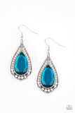 Paparazzi "Superstar Stardom" Blue Earrings Paparazzi Jewelry