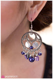Paparazzi "Time Is On Our Side" Purple Earrings Paparazzi Jewelry