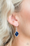 Paparazzi "Glow It Up" Blue Earrings Paparazzi Jewelry