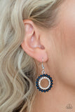 Paparazzi "Wreathed in Radiance" Blue Earrings Paparazzi Jewelry