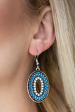 Paparazzi "Fishing For Fabulous" Blue Earrings Paparazzi Jewelry