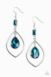 Paparazzi "Priceless" Blue Earrings Paparazzi Jewelry