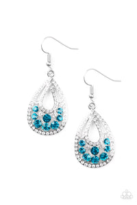 Paparazzi "Sparkling Stardom" Blue Earrings Paparazzi Jewelry