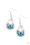 Paparazzi "Sparkling Stardom" Blue Earrings Paparazzi Jewelry