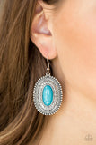 Paparazzi "Haute Hacienda" Blue Earrings Paparazzi Jewelry