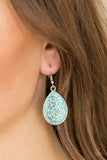 Paparazzi "Flirty Flower Girl" Blue Earrings Paparazzi Jewelry