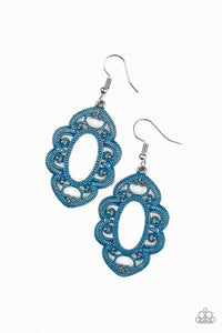 Paparazzi "Mantras and Mandalas" Blue Earrings Paparazzi Jewelry