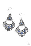 Paparazzi "Garden State Glow" Blue Earrings Paparazzi Jewelry