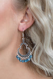 Paparazzi "Babe Alert" Blue Earrings Paparazzi Jewelry